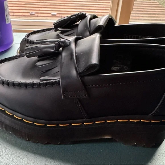 Dr. Martens Black platform Loafers with Tassels - Picture 2 of 4